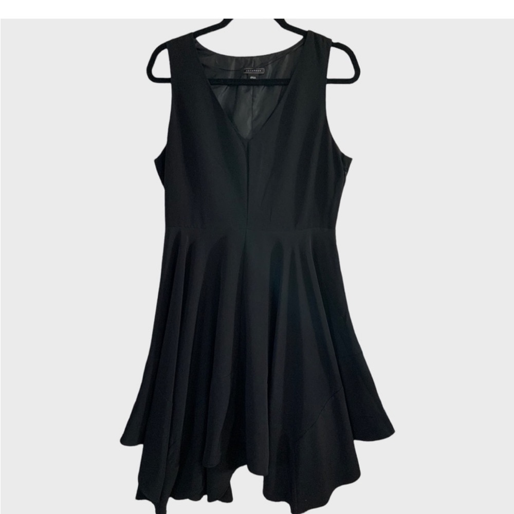 Black flows dress